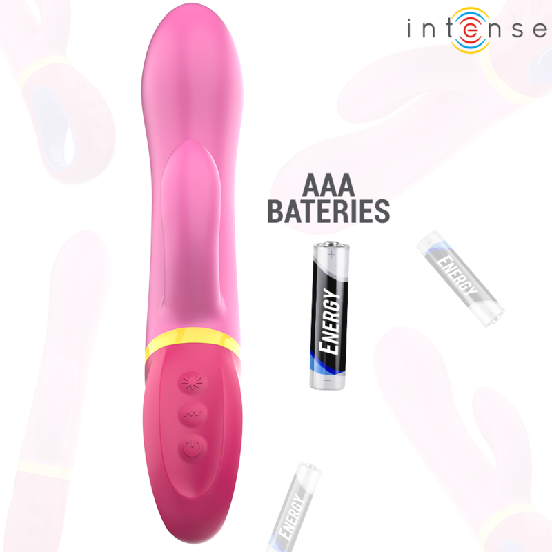 INTENSO - VIBRATORE CONIGLIO ROSA DAPHNE - INTENSE FUN | Lingerie Harness Boutique