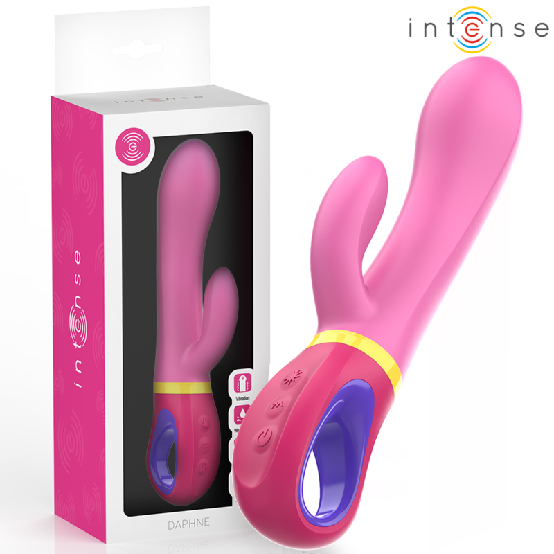 INTENSO - VIBRATORE CONIGLIO ROSA DAPHNE - INTENSE FUN | Lingerie Harness Boutique