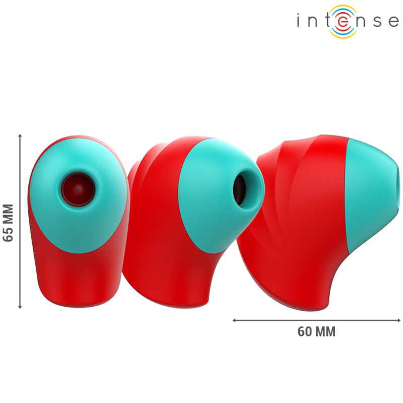 INTENSE - DONNIE STIMOLATORE CLITORIDEO ROSSO/VERDE - INTENSE FUN | Lingerie Harness Boutique