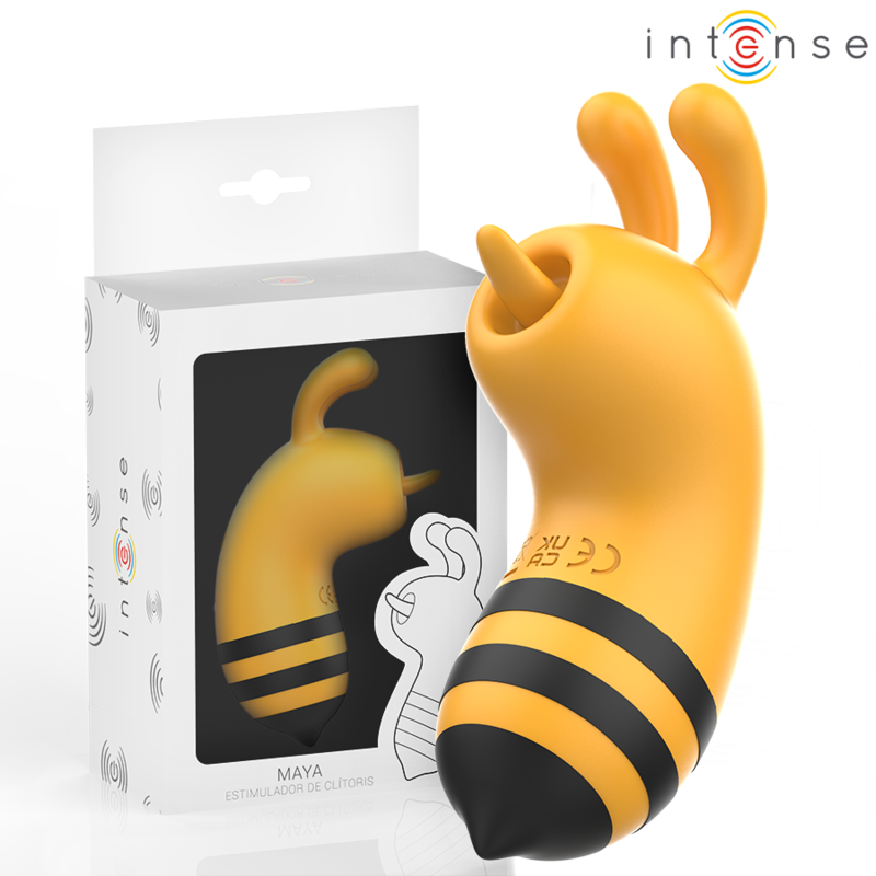 INTENSE - STIMOLATORE MAYA CON LINGUA ROTANTE A 360° - INTENSE FUN | Lingerie Harness Boutique