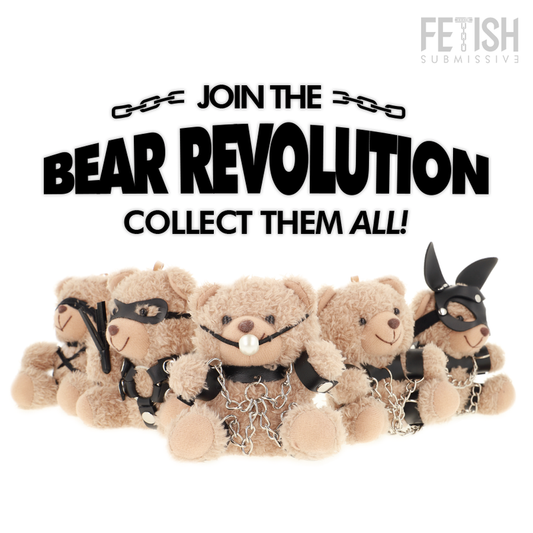 FETISH SUBMISSIVE - FOZZIE TEDDY BEAR MODELLO BDSM 3 - FETISH SUBMISSIVE REBEL TOYS | Lingerie Harness Boutique
