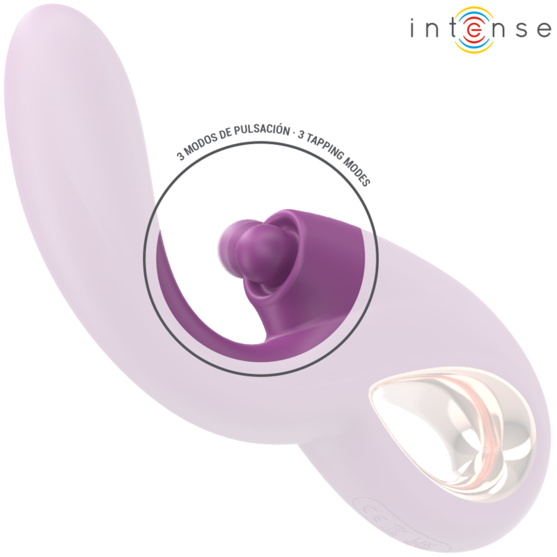 INTENSE - LALI VIBRADOR PUNTO G MULTIFUNCIÓN ESTIMULACIÓN & EMPUJE & VIBRACIÓN MORADO - INTENSE FUN | Lingerie Harness Boutique