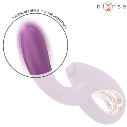 INTENSE - LALI VIBRADOR PUNTO G MULTIFUNCIÓN ESTIMULACIÓN & EMPUJE & VIBRACIÓN MORADO - INTENSE FUN | Lingerie Harness Boutique