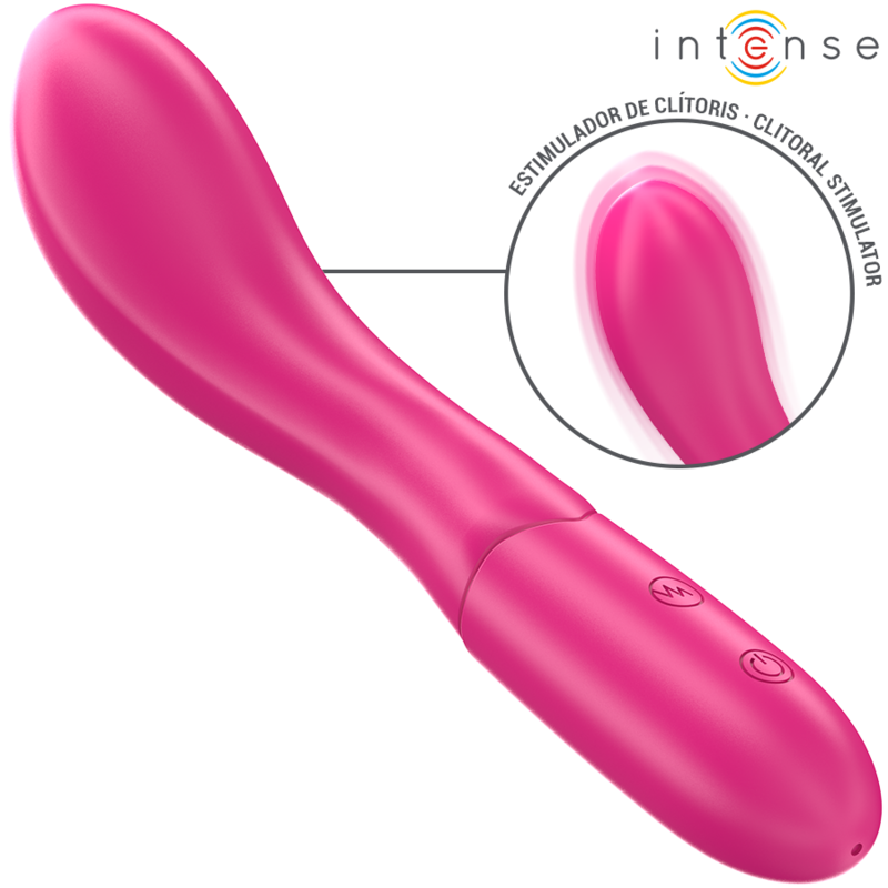 INTENSE - LISETTE VIBRATORE 19 CM FLESSIBILE 10 VIBRAZIONI ROSA - INTENSE FUN | Lingerie Harness Boutique