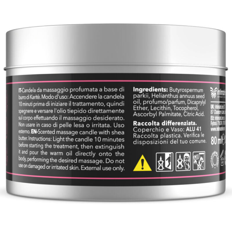 INTIMATELINE LUXURIA - CANDELA DA MASSAGGIO ALL'UVA - INTIMATELINE | Lingerie Harness Boutique