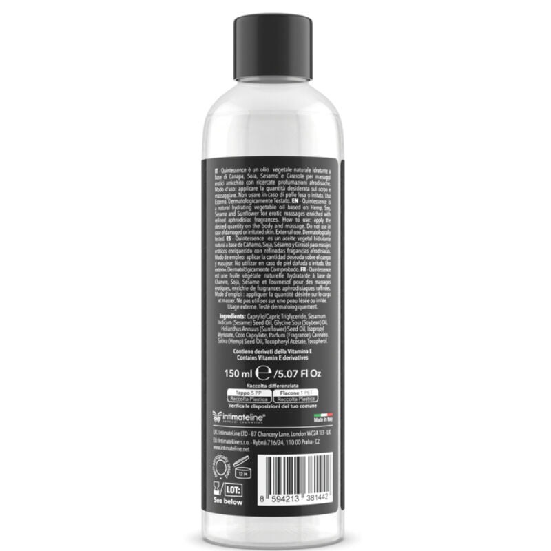 INTIMATELINE LUXURIA - OLIO MASSAGGIO SUGAR CLOUD 150 ML - INTIMATELINE | Lingerie Harness Boutique