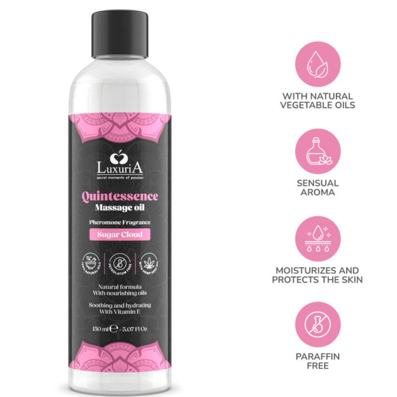 INTIMATELINE LUXURIA - OLIO MASSAGGIO SUGAR CLOUD 150 ML - INTIMATELINE | Lingerie Harness Boutique