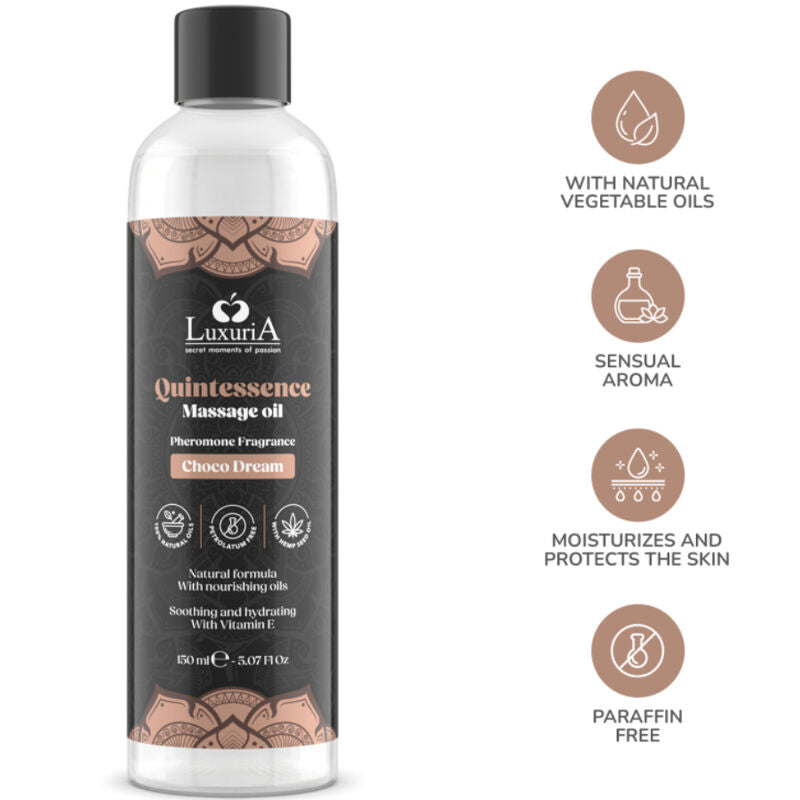 INTIMATELINE LUXURIA - OLIO MASSAGGIO CIOCCOLATO 150 ML - INTIMATELINE | Lingerie Harness Boutique