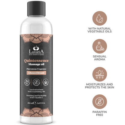 INTIMATELINE LUXURIA - OLIO MASSAGGIO CIOCCOLATO 150 ML - INTIMATELINE | Lingerie Harness Boutique
