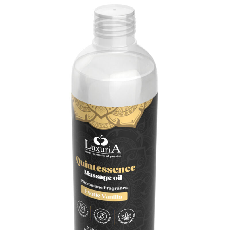 INTIMATELINE LUXURIA - ACEITE DE MASAJES VAINILLA ESOTICO 150 ML - INTIMATELINE | Lingerie Harness Boutique