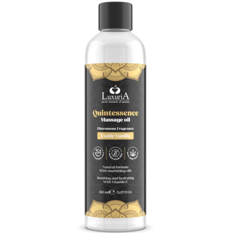 INTIMATELINE LUXURIA - ACEITE DE MASAJES VAINILLA ESOTICO 150 ML - INTIMATELINE | Lingerie Harness Boutique