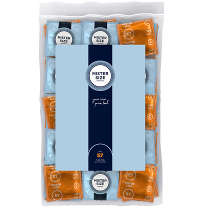 MISTER SIZE - PRESERVATIVO TAGLIA L 57 MM (100 UNITÀ) - MISTER SIZE | Lingerie Harness Boutique