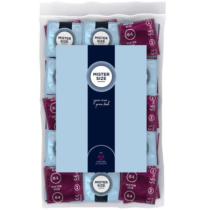 MISTER SIZE - PRESERVATIVI TAGLIA XXL 64 MM (100 UNITÀ) - MISTER SIZE | Lingerie Harness Boutique