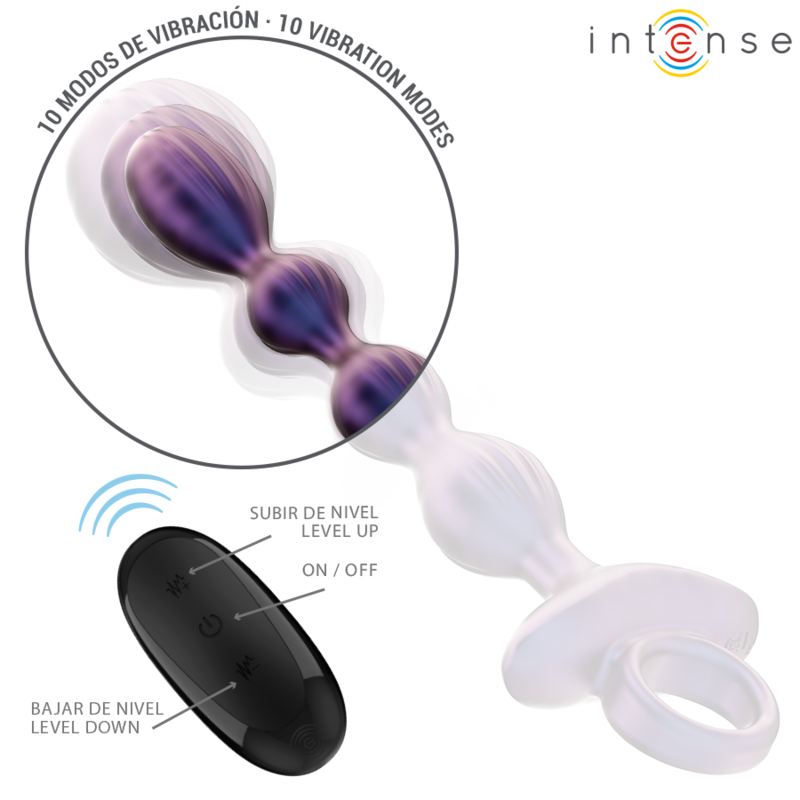 INTENSE - JACKIE VIBRANTE ANAL PLUG MODELLO 1 TELECOMANDO - INTENSE ANAL TOYS | Lingerie Harness Boutique