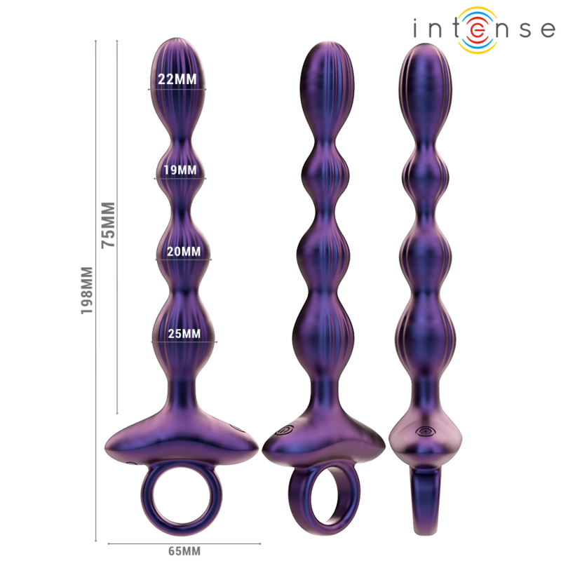 INTENSE - JACKIE VIBRANTE ANAL PLUG MODELLO 1 TELECOMANDO - INTENSE ANAL TOYS | Lingerie Harness Boutique