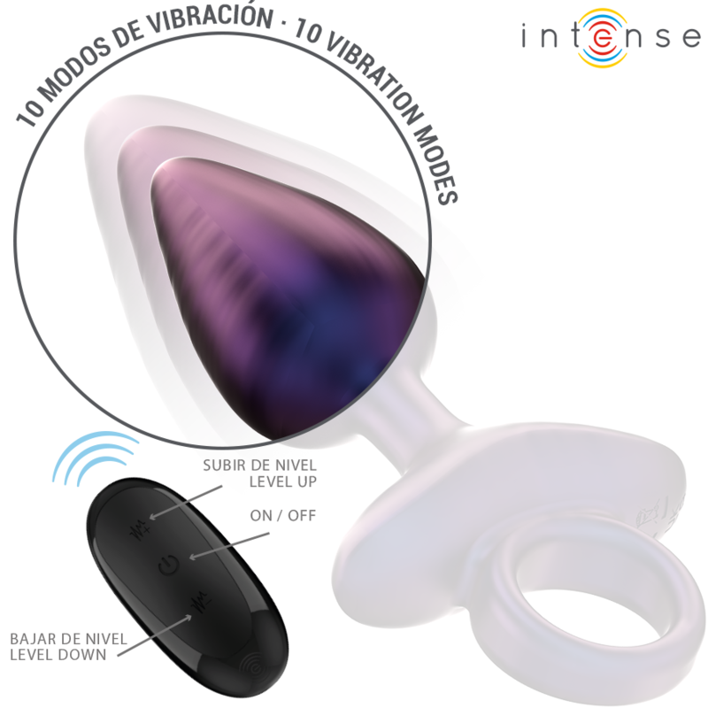 INTENSE - MICHAEL VIBRANTE ANAL PLUG MODELLO 2 TELECOMANDO - INTENSE ANAL TOYS | Lingerie Harness Boutique