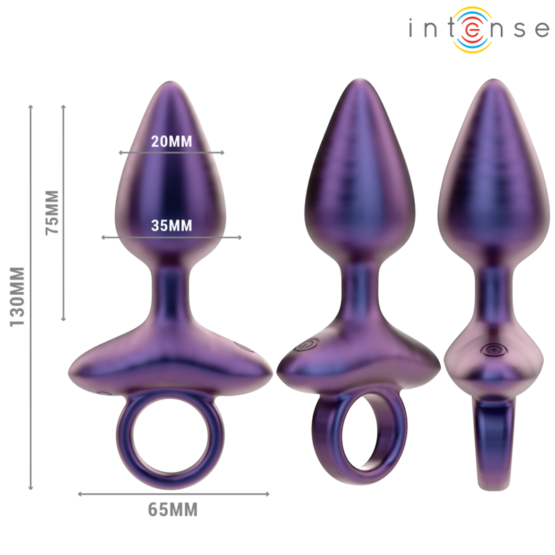 INTENSE - MICHAEL VIBRANTE ANAL PLUG MODELLO 2 TELECOMANDO - INTENSE ANAL TOYS | Lingerie Harness Boutique