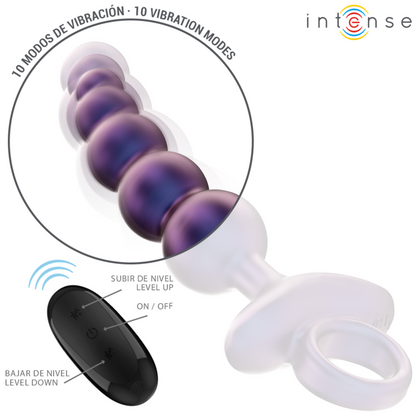 INTENSE - TITO VIBRANTE ANAL PLUG MODELLO 3 TELECOMANDO - INTENSE ANAL TOYS | Lingerie Harness Boutique