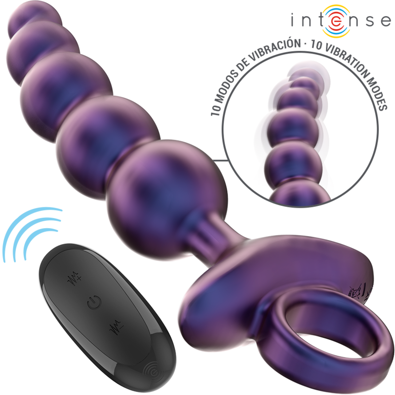 INTENSE - TITO VIBRANTE ANAL PLUG MODELLO 3 TELECOMANDO - INTENSE ANAL TOYS | Lingerie Harness Boutique