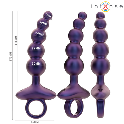 INTENSE - TITO VIBRANTE ANAL PLUG MODELLO 3 TELECOMANDO - INTENSE ANAL TOYS | Lingerie Harness Boutique