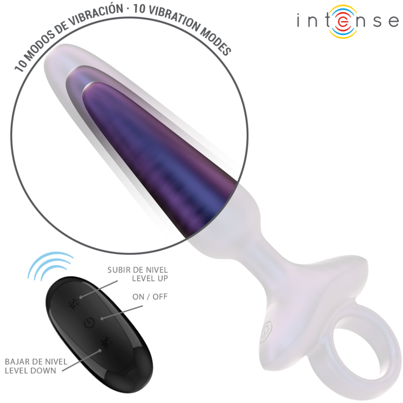 INTENSE - MARLON VIBRANTE ANAL PLUG MODELLO 4 TELECOMANDO - INTENSE ANAL TOYS | Lingerie Harness Boutique