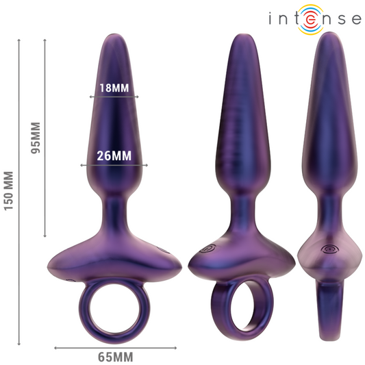 INTENSE - MARLON VIBRANTE ANAL PLUG MODELLO 4 TELECOMANDO - INTENSE ANAL TOYS | Lingerie Harness Boutique