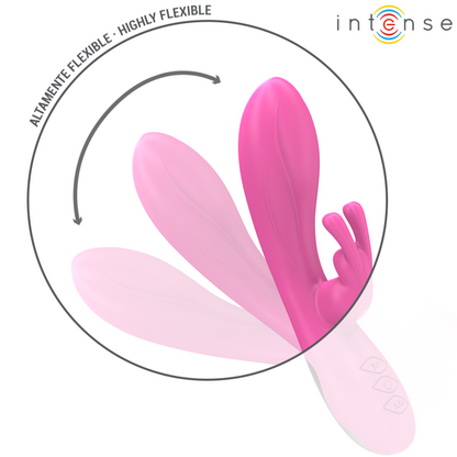 INTENSE - VIBRATORE RANDALL RABBIT 10 VIBRAZIONI ROSA - INTENSE FUN | Lingerie Harness Boutique