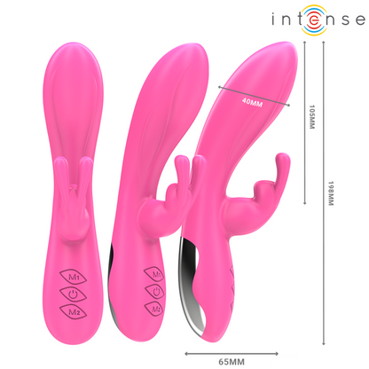 INTENSE - VIBRATORE RANDALL RABBIT 10 VIBRAZIONI ROSA - INTENSE FUN | Lingerie Harness Boutique