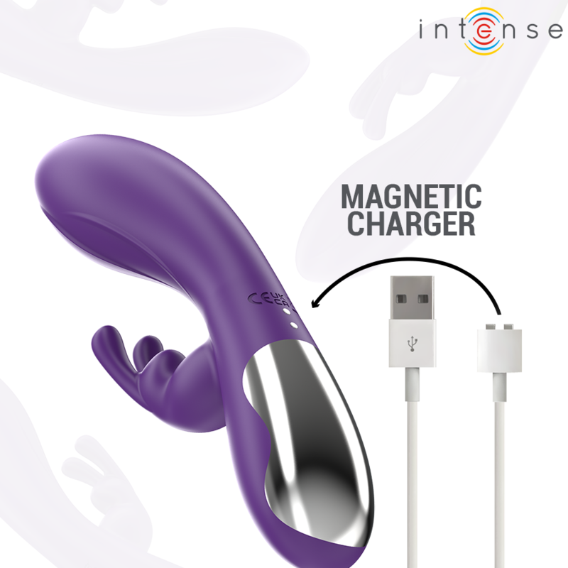 INTENSE - VIBRATORE RANDALL RABBIT 10 VIBRAZIONI VIOLA - INTENSE FUN | Lingerie Harness Boutique