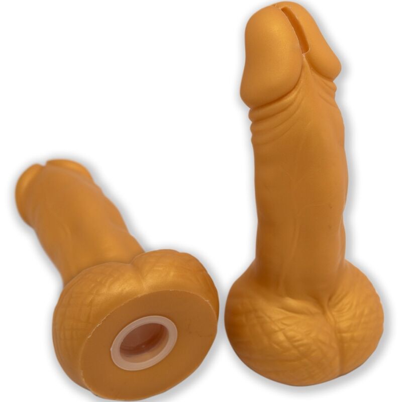 DIABLO PICANTE - SALVADANAIO A FORMA DI PENE 22,5 CM ORO - DIABLO PICANTE | Lingerie Harness Boutique