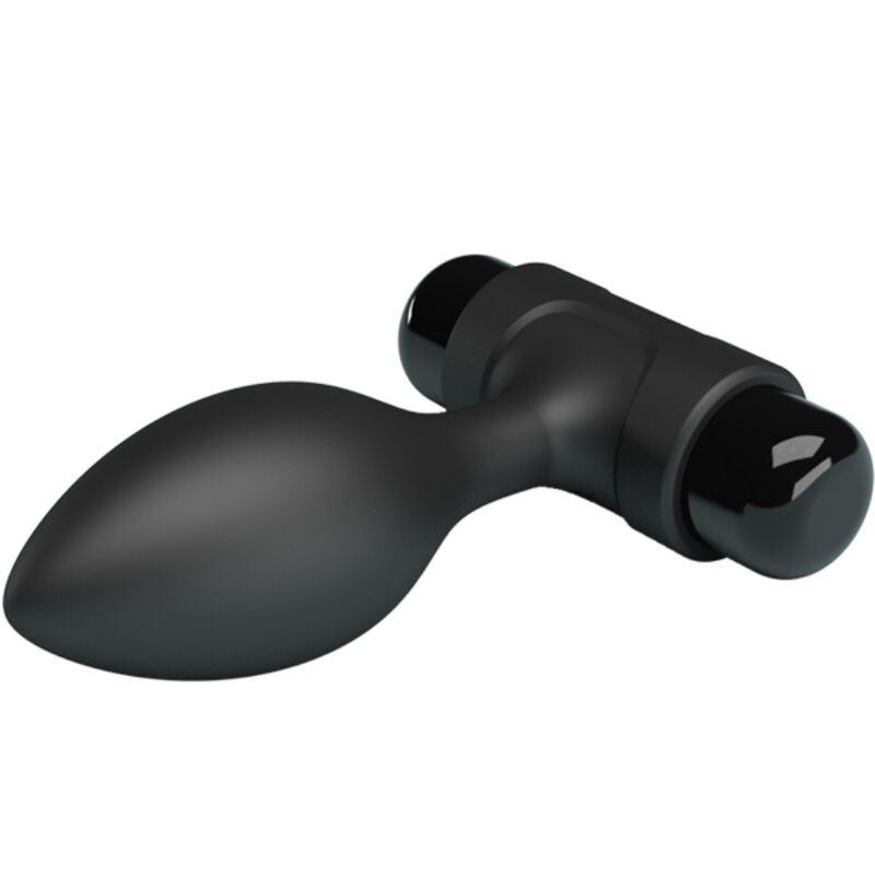 PRETTY LOVE - VIBRA BUTT 10 VIBRAZIONI PLUG ANALE NERO - PRETTY LOVE | Lingerie Harness Boutique