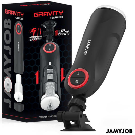 JAMYJOB - MASTURBATORE VAGINALE AUTOMATICO A GRAVITÀ 5 MODALITÀ DI ASPIRAZIONE - JAMYJOB | Lingerie Harness Boutique