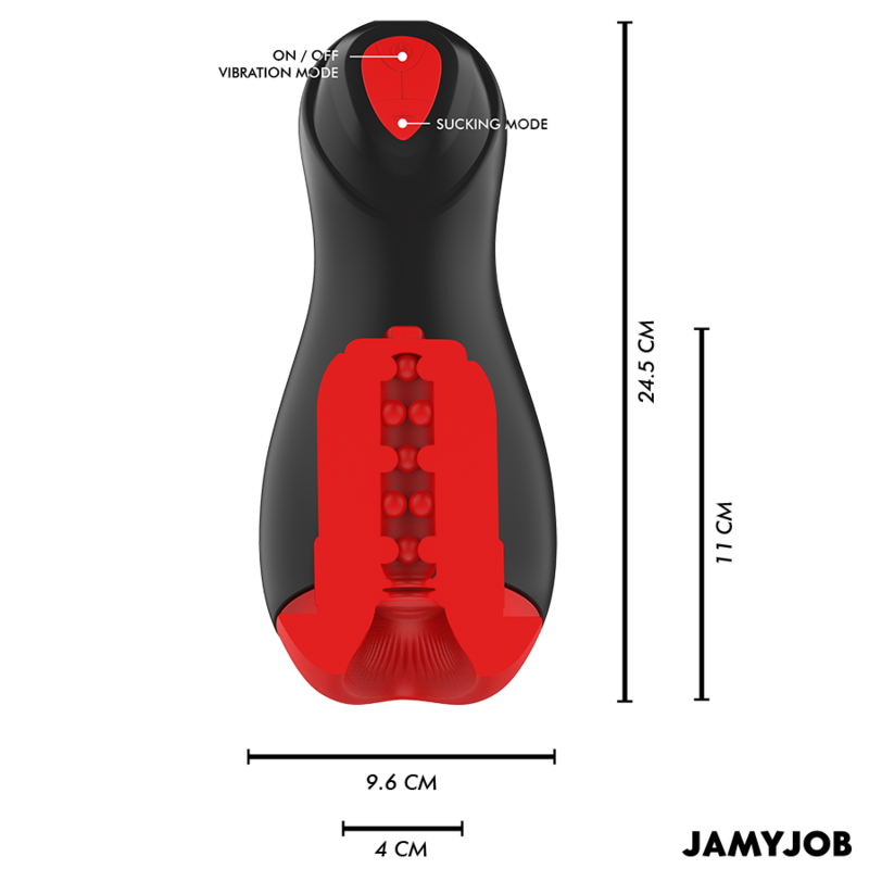 JAMYJOB - MASTURBATORE AUTOMATICO CORE-X 5 MODALITÀ DI ASPIRAZIONE E VIBRAZIONE - JAMYJOB | Lingerie Harness Boutique