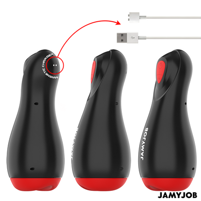JAMYJOB - MASTURBATORE AUTOMATICO CORE-X 5 MODALITÀ DI ASPIRAZIONE E VIBRAZIONE - JAMYJOB | Lingerie Harness Boutique