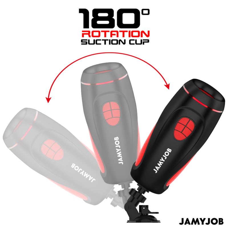 JAMYJOB - PYSTON BASE MASTURBATORE AUTOMATICO CON DILDO TELECOMANDO - JAMYJOB | Lingerie Harness Boutique