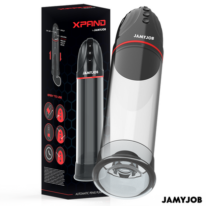 JAMYJOB - POMPA AUTOMATICA XPAND 3 LIVELLI DI ASPIRAZIONE GRIGIA - JAMYJOB | Lingerie Harness Boutique