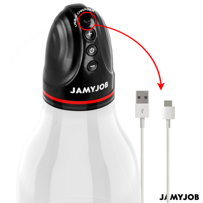 JAMYJOB - POMPA AUTOMATICA PER TESTICOLI XPAND LITE 3 LIVELLI DI ASPIRAZIONE GRIGIA - JAMYJOB | Lingerie Harness Boutique