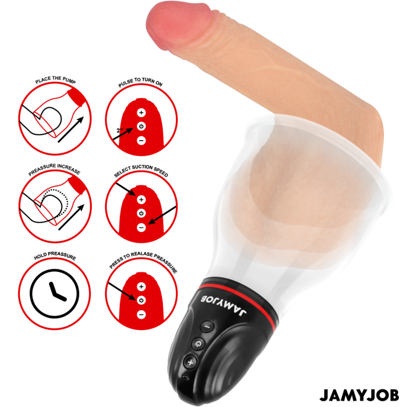 JAMYJOB - POMPA AUTOMATICA PER TESTICOLI XPAND LITE 3 LIVELLI DI ASPIRAZIONE GRIGIA - JAMYJOB | Lingerie Harness Boutique