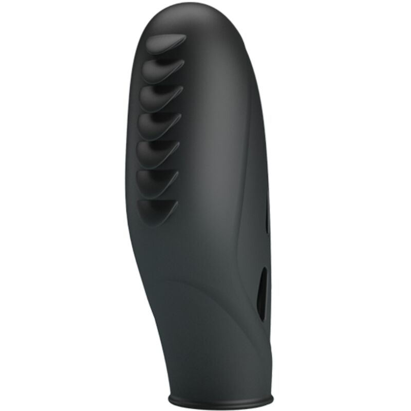 PRETTY LOVE - VIBRATORE DA DITO IN SILICONE GILO NERO - PRETTY LOVE | Lingerie Harness Boutique