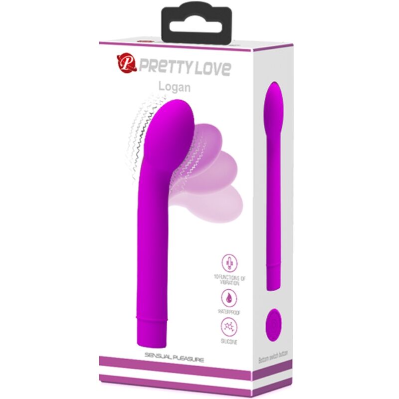 PRETTY LOVE - VIBRATORE G-SPOT LOGAN 10 VIBRAZIONI VIOLA - PRETTY LOVE | Lingerie Harness Boutique