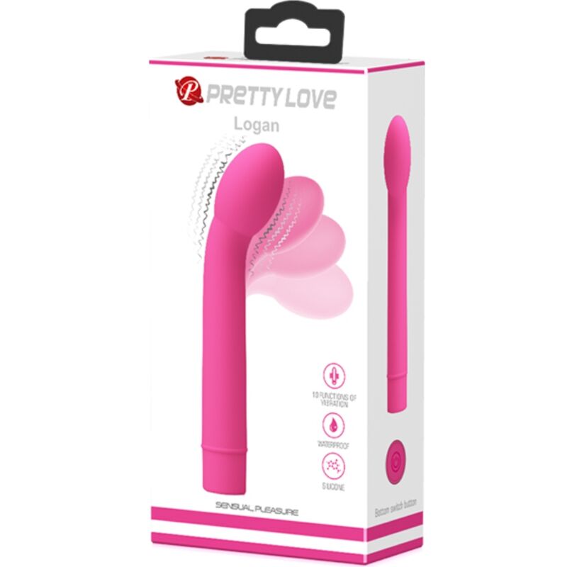 PRETTY LOVE - VIBRATORE G-SPOT LOGAN 10 VIBRAZIONI ROSA - PRETTY LOVE | Lingerie Harness Boutique
