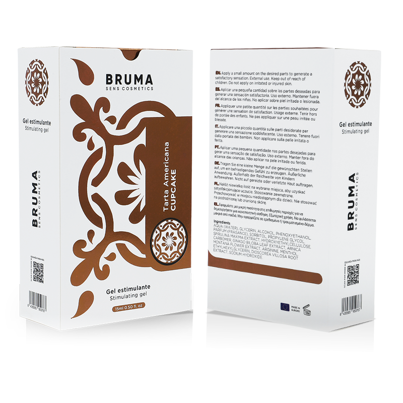BRUMA - ONAGRA BALSAMO INTENSIFICANTE GUSTO CUPCAKE 15 ML - BRUMA | Lingerie Harness Boutique