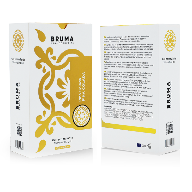 BRUMA - BALSAMO INTENSIFICANTE GUSTO PINA COLADA 15 ML - BRUMA | Lingerie Harness Boutique