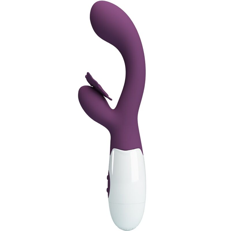 PRETTY LOVE - BUTTERFLY KISS VIBRATORE RABBIT E STIMOLATORE PUNTO G VIOLA - PRETTY LOVE FLIRTATION | Lingerie Harness Boutique
