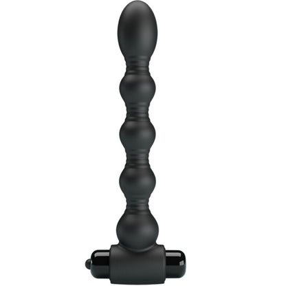 PRETTY LOVE - LYNN SILICONE ANAL PLUG 10 VIBRAZIONI NERO - PRETTY LOVE | Lingerie Harness Boutique