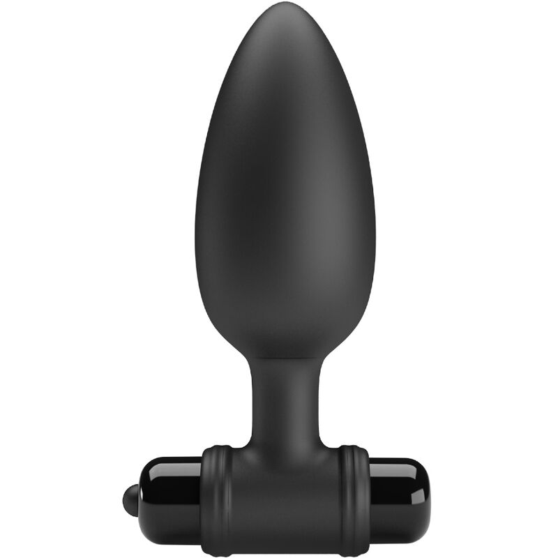 PRETTY LOVE - VIBRA BUTT PLUG 2 PLUG ANALE 10 VIBRAZIONI NERO - PRETTY LOVE | Lingerie Harness Boutique