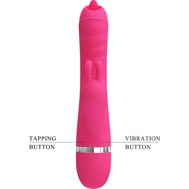 PRETTY LOVE - VIBRATORE MULTIFUNZIONE CONIGLIO PHOENIX ROSA - PRETTY LOVE | Lingerie Harness Boutique