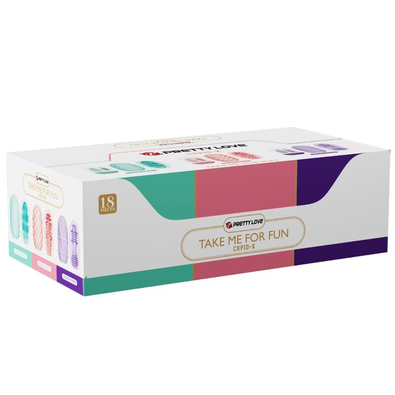 PRETTY LOVE - CUPID X 18 MASTURBATORI MASCHILI DIVERSE TEXTURE - PRETTY LOVE | Lingerie Harness Boutique