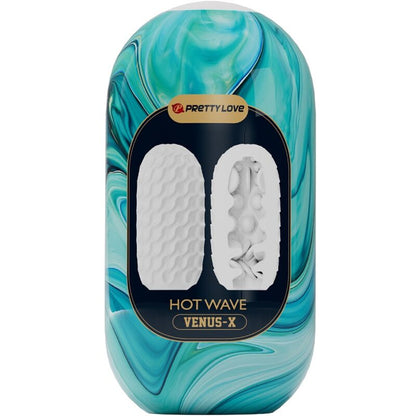 PRETTY LOVE - MASTURBATORE MASCHILE IN SILICONE HOT WAVE BIANCO - PRETTY LOVE | Lingerie Harness Boutique