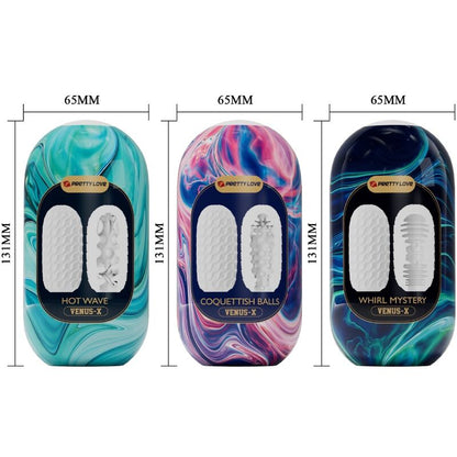 PRETTY LOVE - VENUS X 15 MASTURBATORI MASCHILI IN SILICONE BIANCO - PRETTY LOVE | Lingerie Harness Boutique